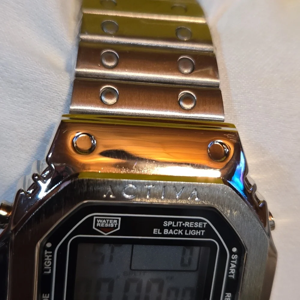 INVICTA x Activa Silver Digital Display Watch NWOT